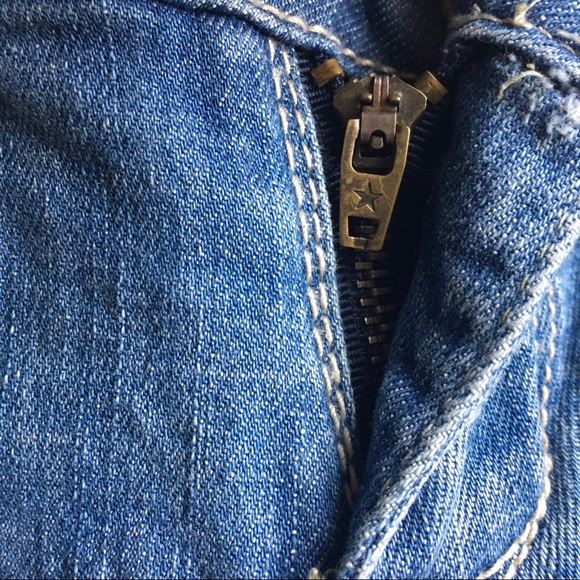 Garage mid-low rise ripped jeans in size 1 - Picture 7 of 10